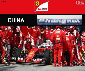 yapboz S.Vettel 2016 Çin Grand Prix